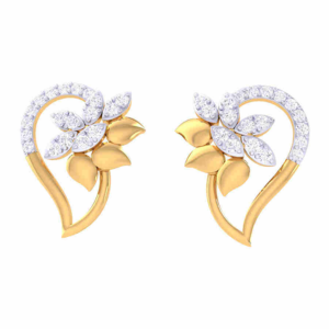 Diamond Earring Real apple design